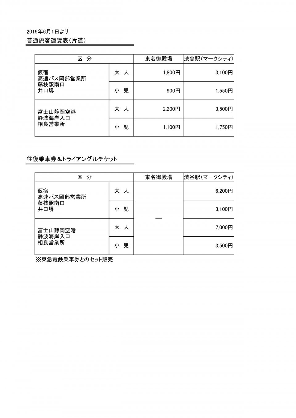 相良渋谷_運賃表_20190601